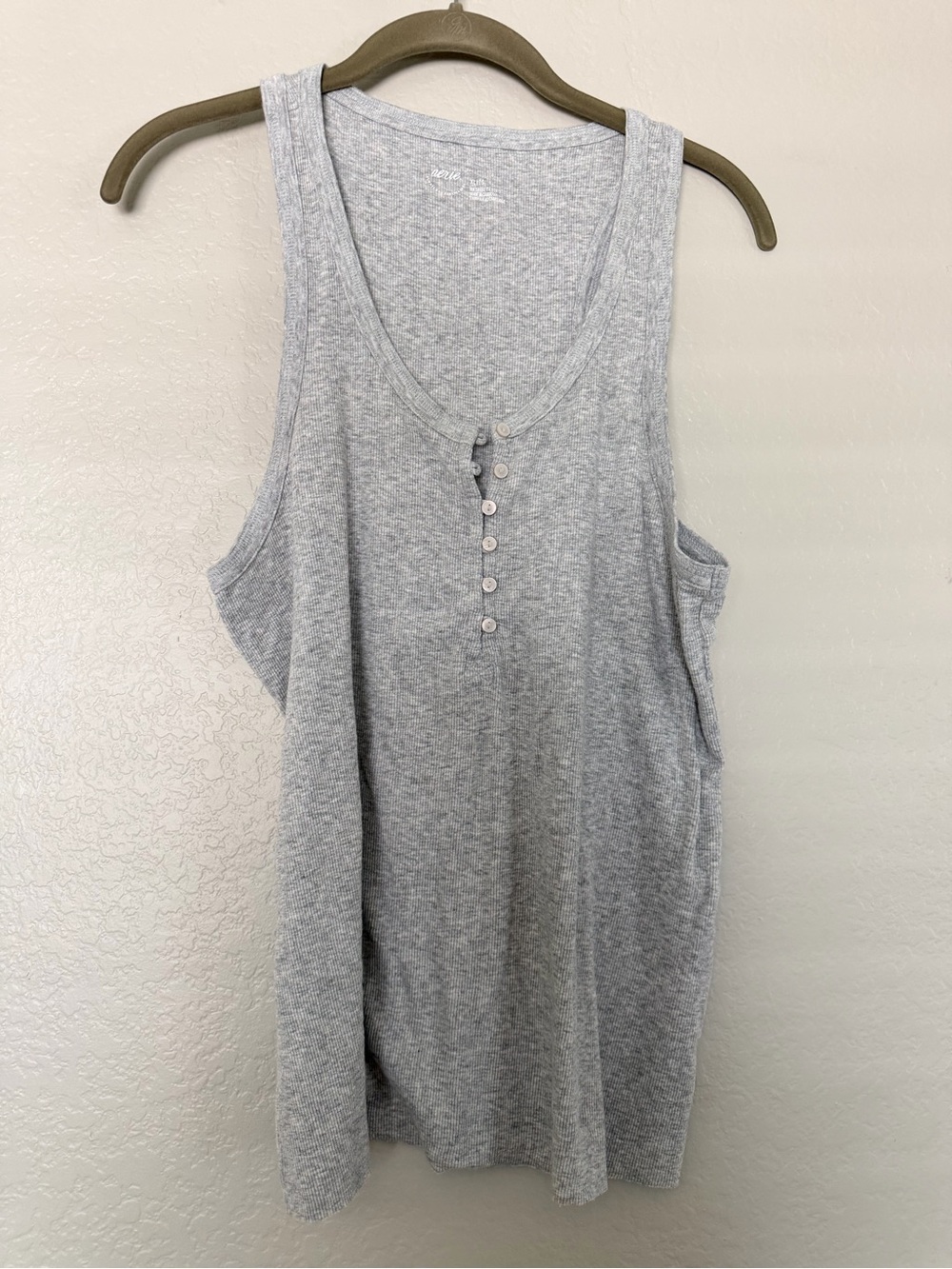 Aerie No BS Henley Tank Top